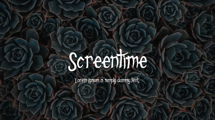 Screentime Font