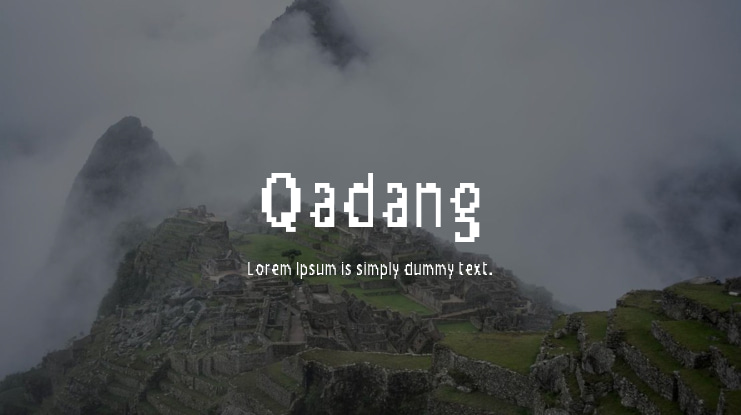Qadang Font