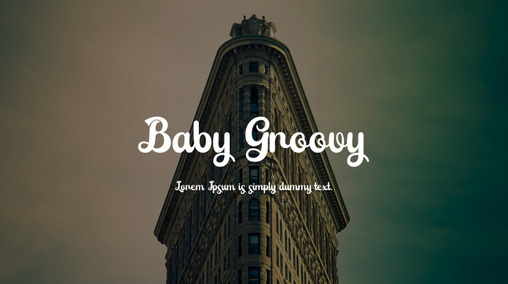 Baby Groovy Font
