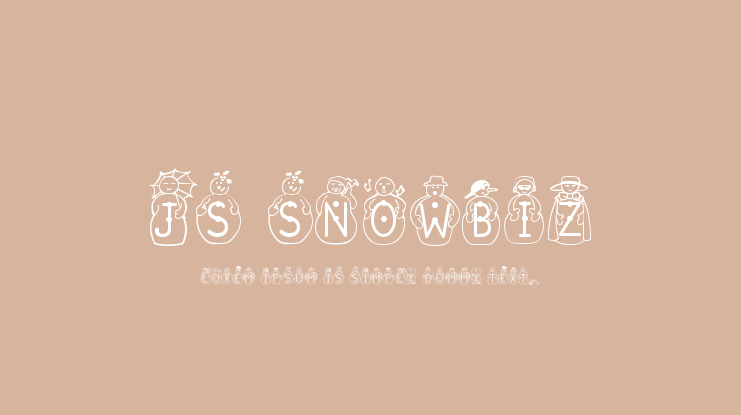 JS Snowbiz Font