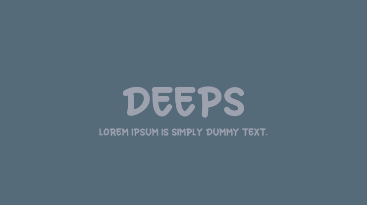Deeps Font Family