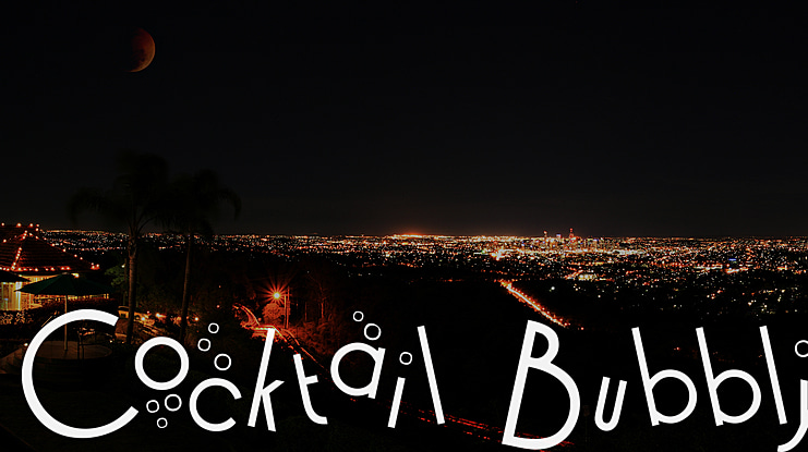 Cocktail Bubbly Font Family