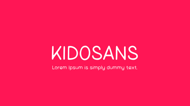 KIDOSANS Font