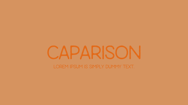 Caparison Font
