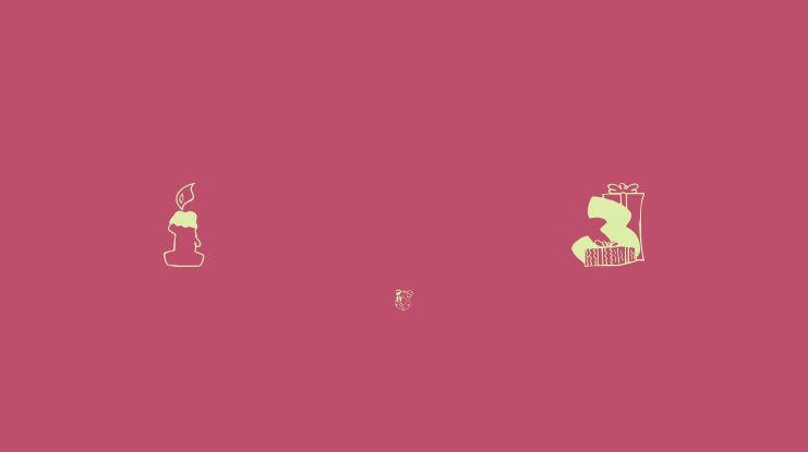 Birthday Digits Font