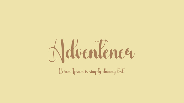 Adventener Font