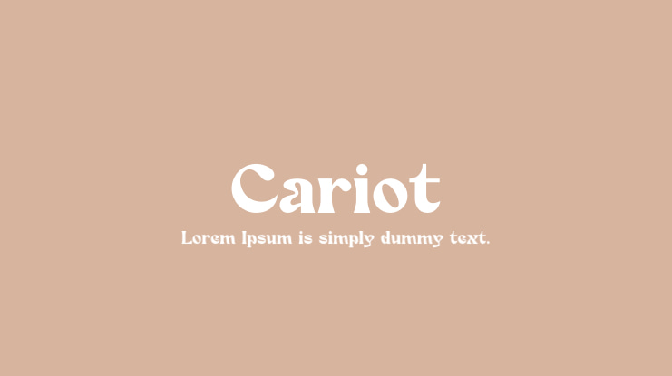 Cariot Font