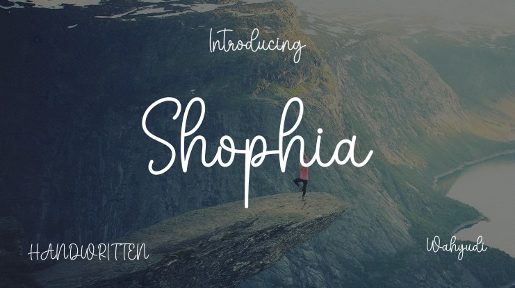 Shophia Font