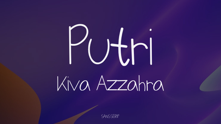 Putri Kiva Azzahra Font
