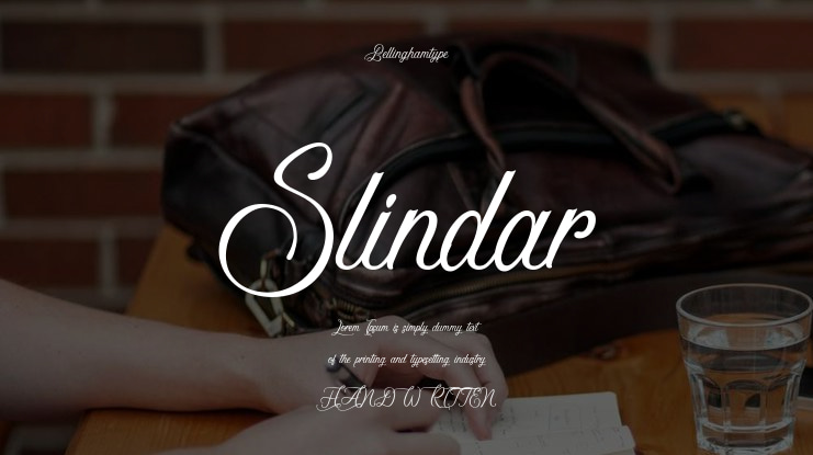 Slindar Font
