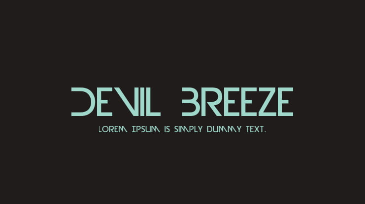 Devil Breeze Font Family