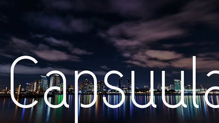 Capsuula Font