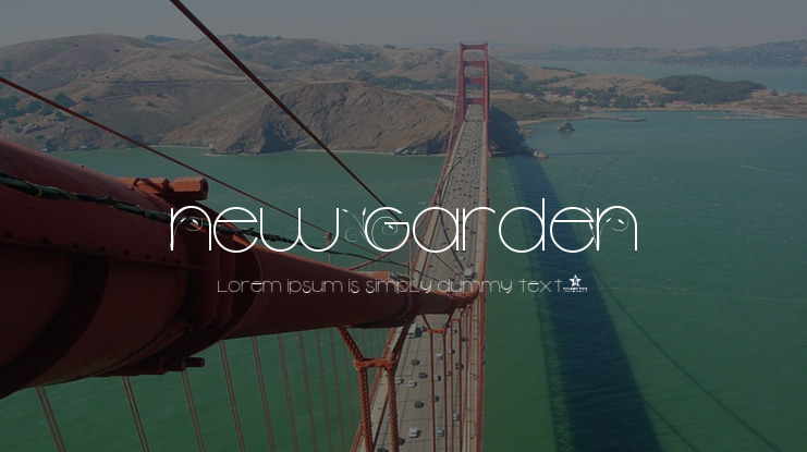 New Garden Font