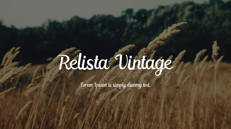 Relista Vintage Font