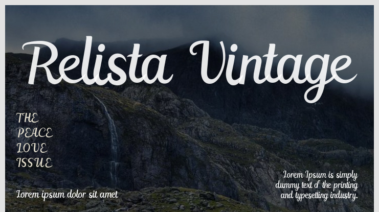 Relista Vintage Font