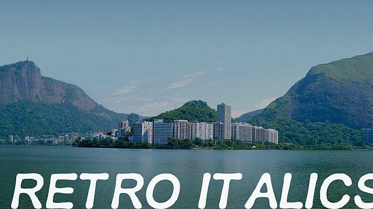 Retro Italics Font