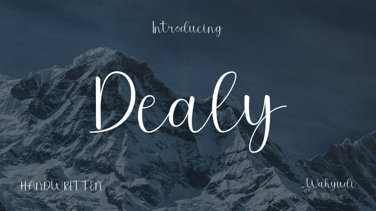 Dealy Font