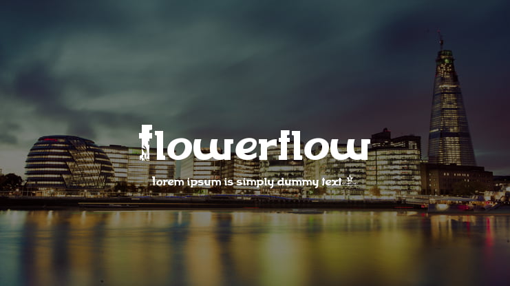 Flowerflow Font