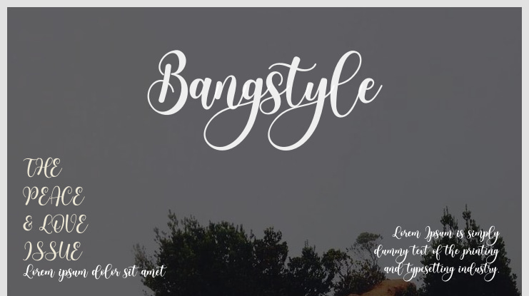 Bangstyle Font
