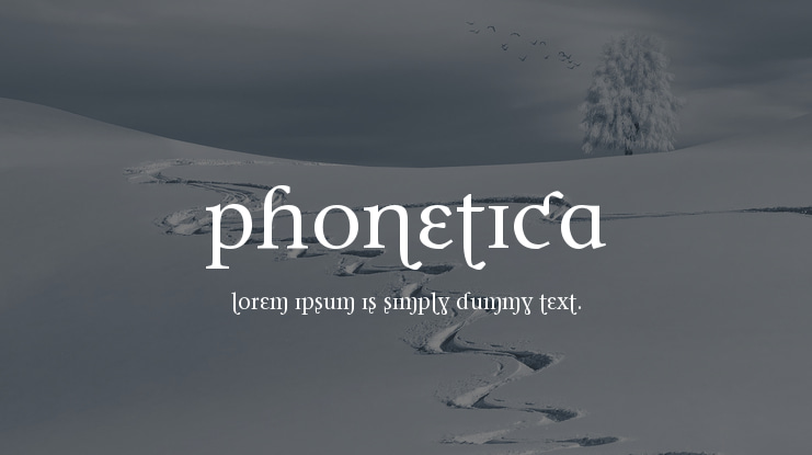 Phonetica Font