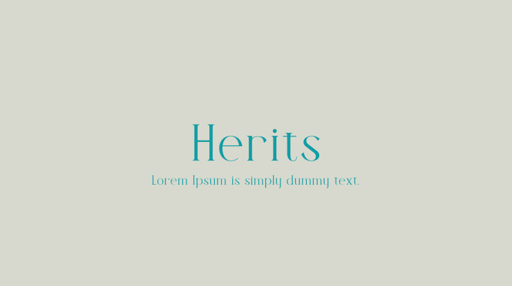 Herits Font