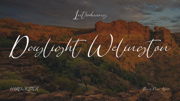 Daylight Welington Font