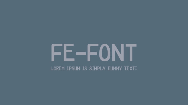 FE-Font