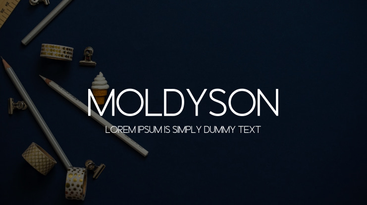 Moldyson Font Family