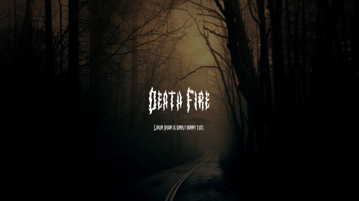 Death Fire Font