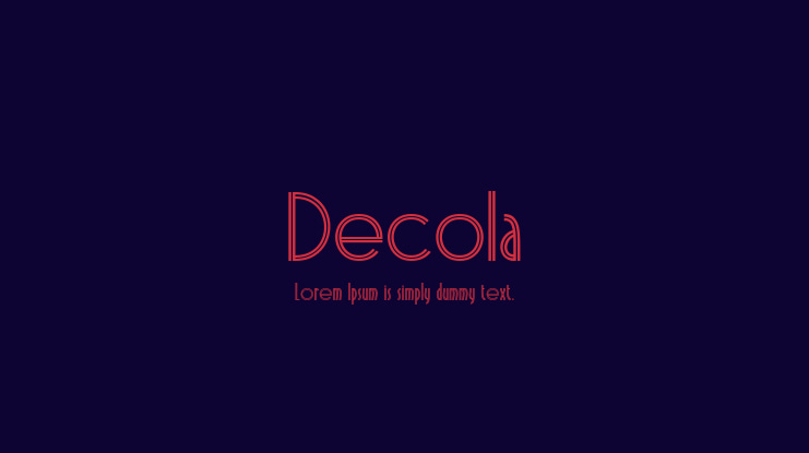 Decola Font
