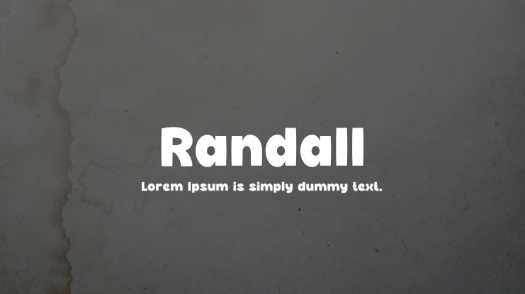 Randall Font