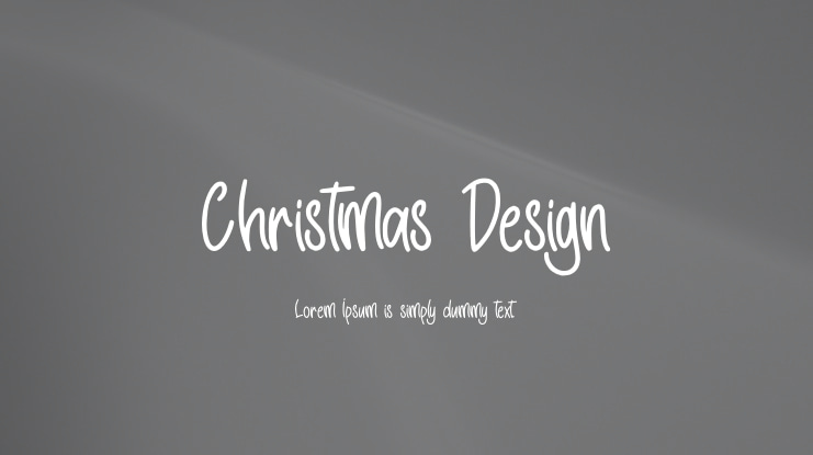 Christmas Design Font Family