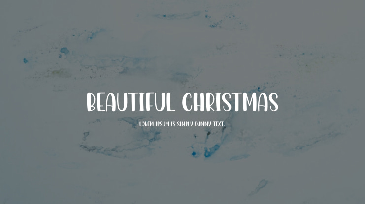 Beautiful Christmas Font