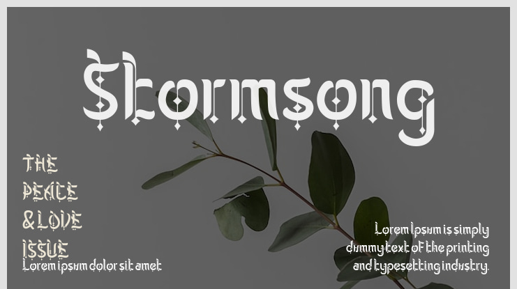 Stormsong Font Family
