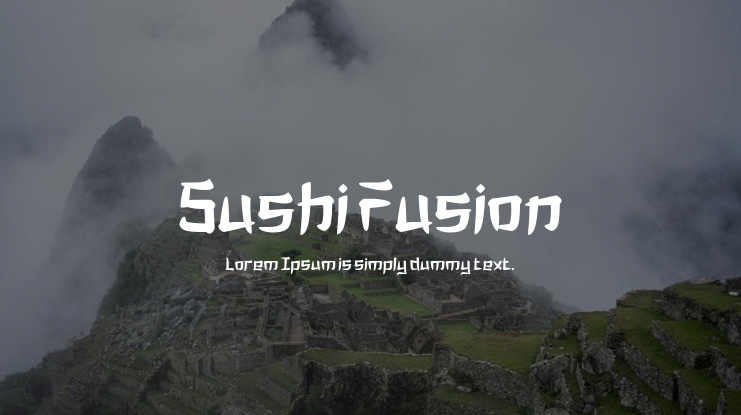 Sushi Fusion Font Family