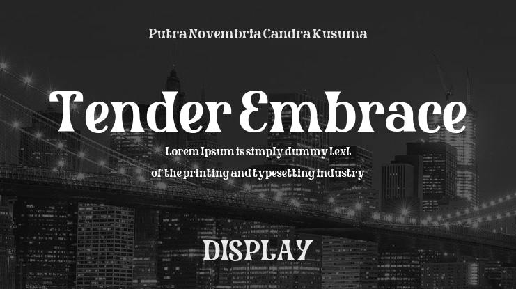 Tender Embrace Font Family