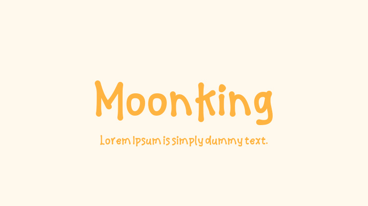 Moonking Font