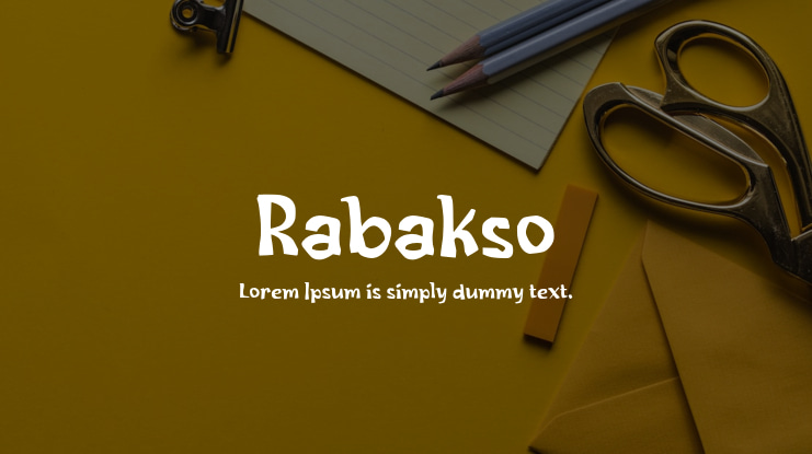 Rabakso Font