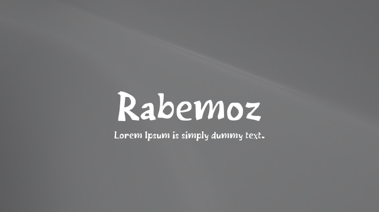 Rabemoz Font