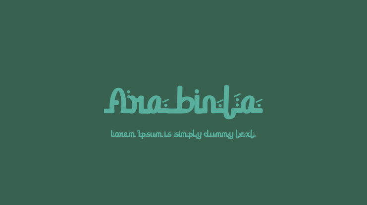 Arabinta Font