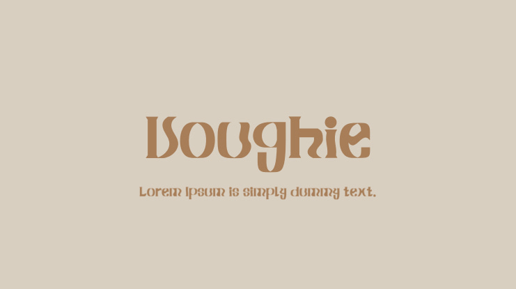 Voughie Font