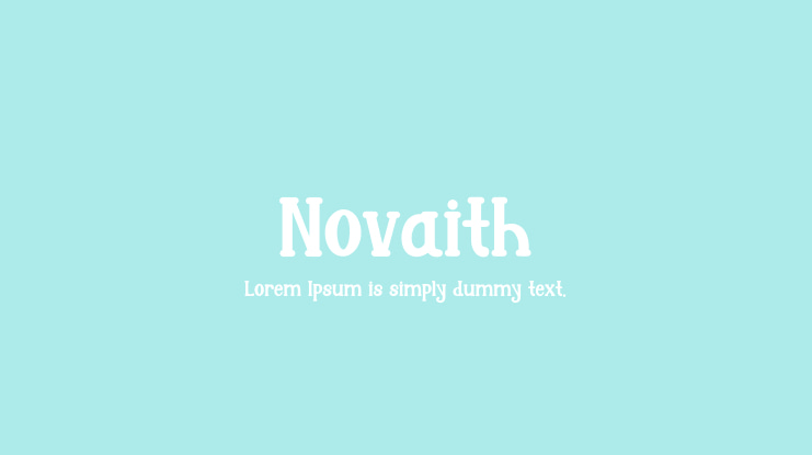 Novaith Font