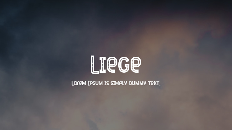 Liege Font