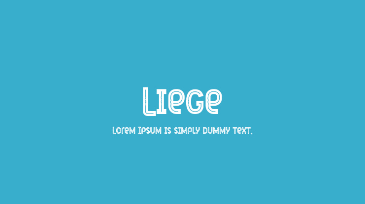 Liege Font