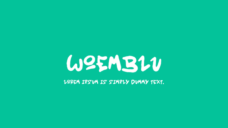 Woemblu Font
