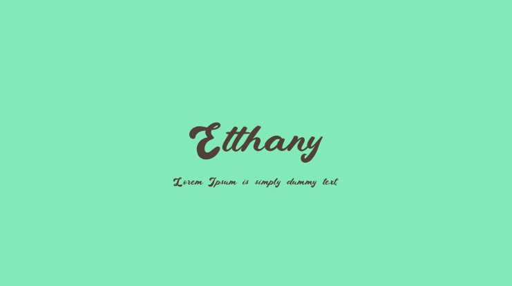 Etthany Font