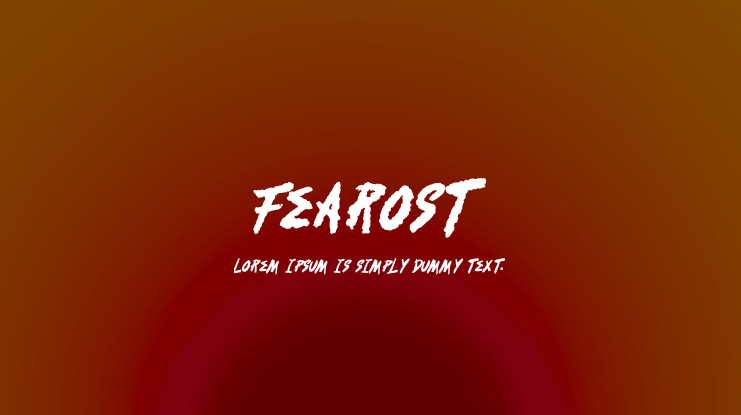 Fearost Font