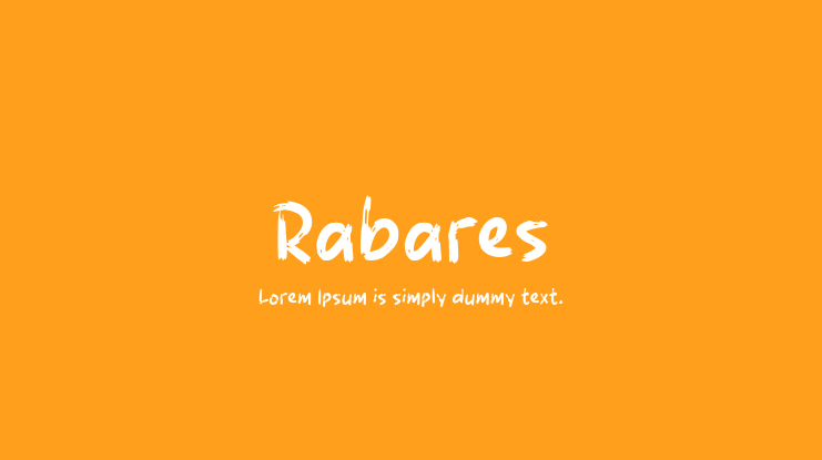 Rabares Font