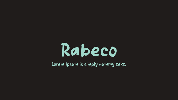 Rabeco Font