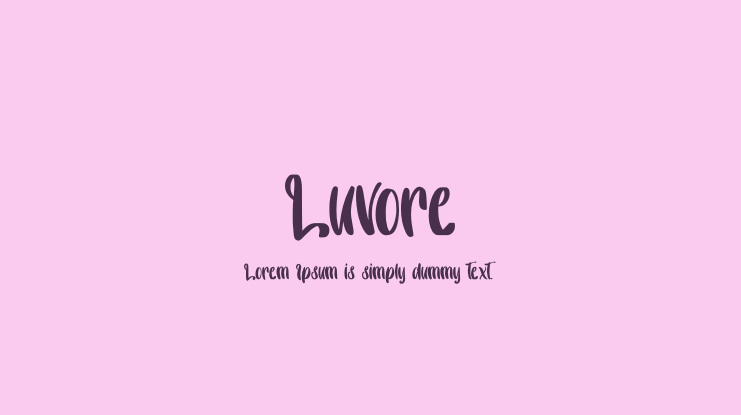 Luvore Font